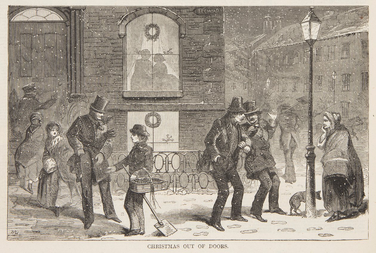 Kapı Dışında Noel by after Winslow Homer