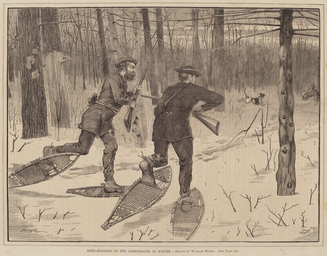 Kışın Adirondacks