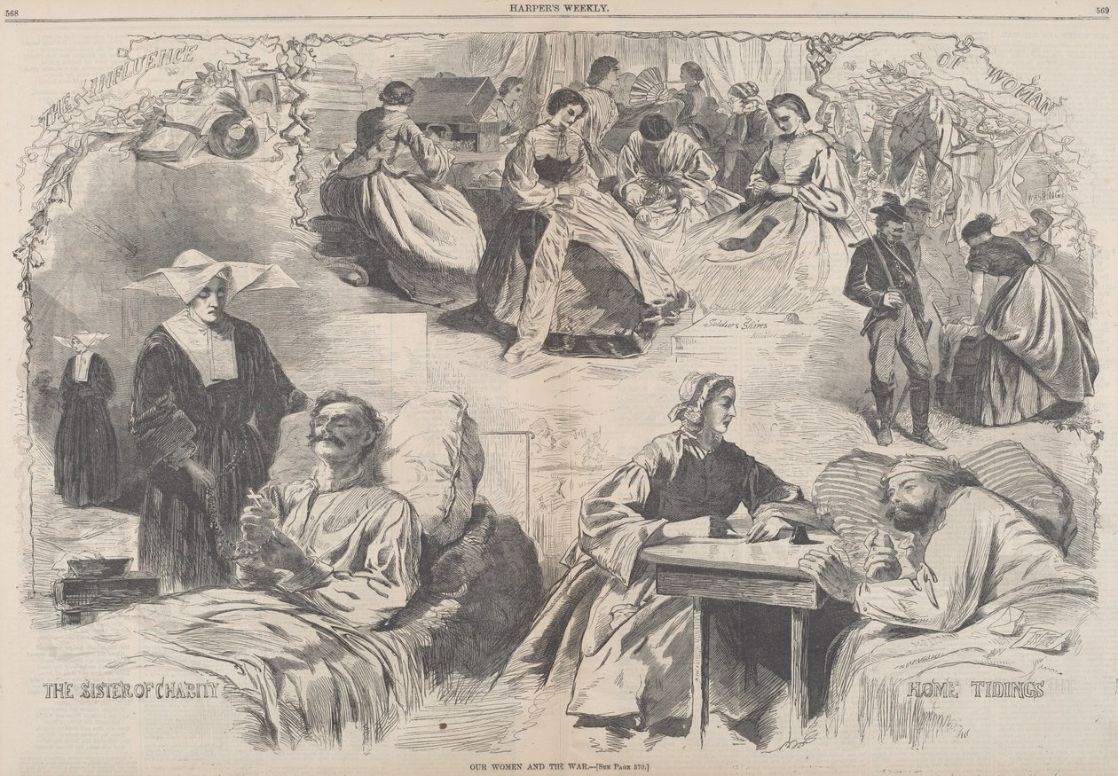 Kadınlarımız ve Savaş by after Winslow Homer