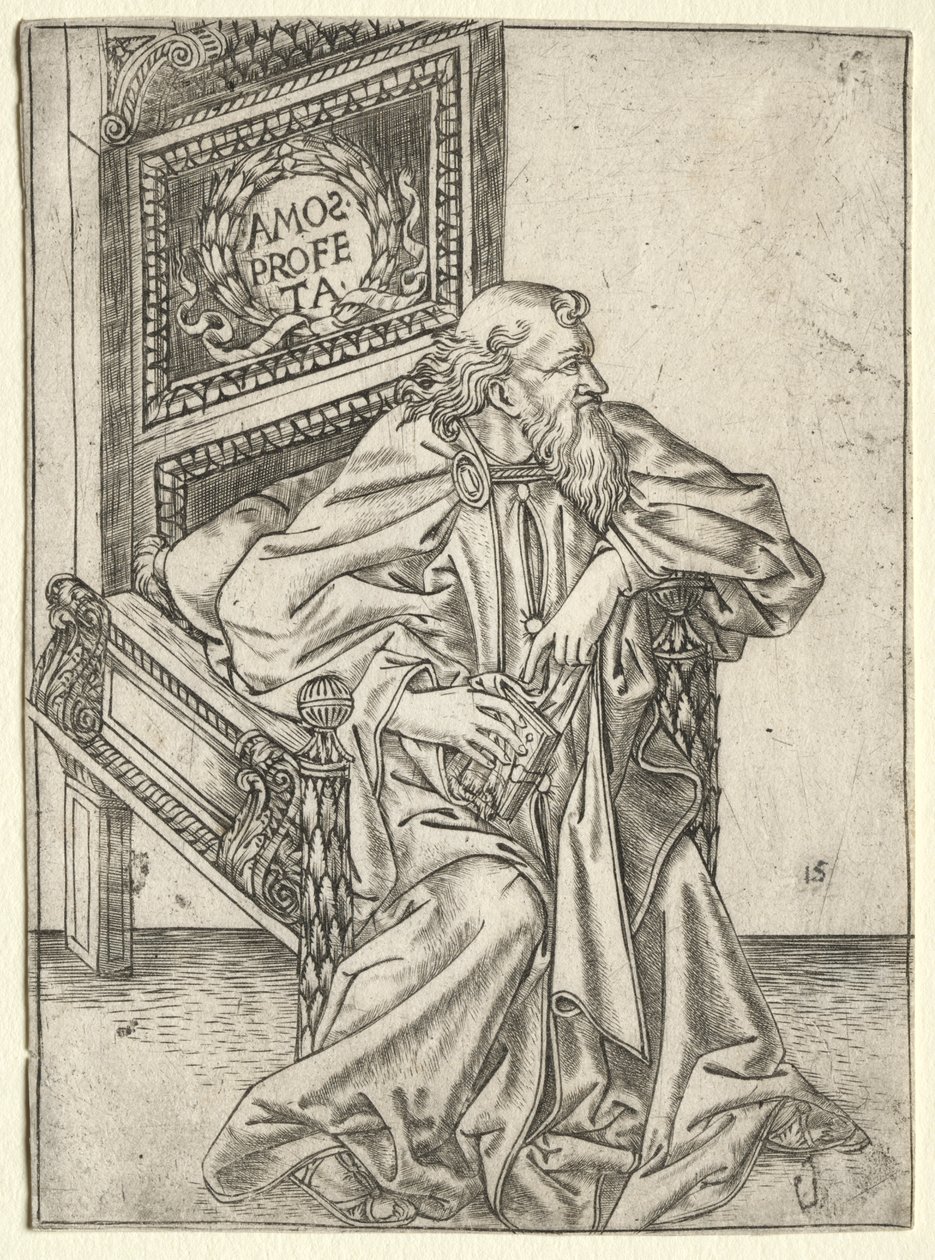 Peygamberler: Amos by attributed to Baccio Baldini