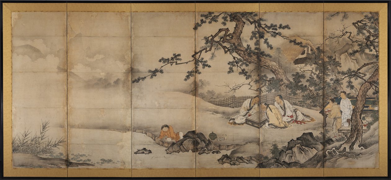 Dört Başarı by attributed to Kano Shōei