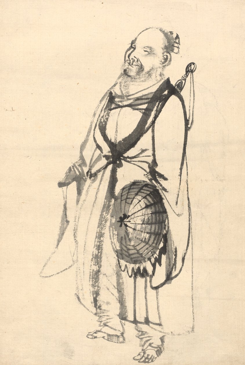 Gezici Münzevi by attributed to Kono Bairei