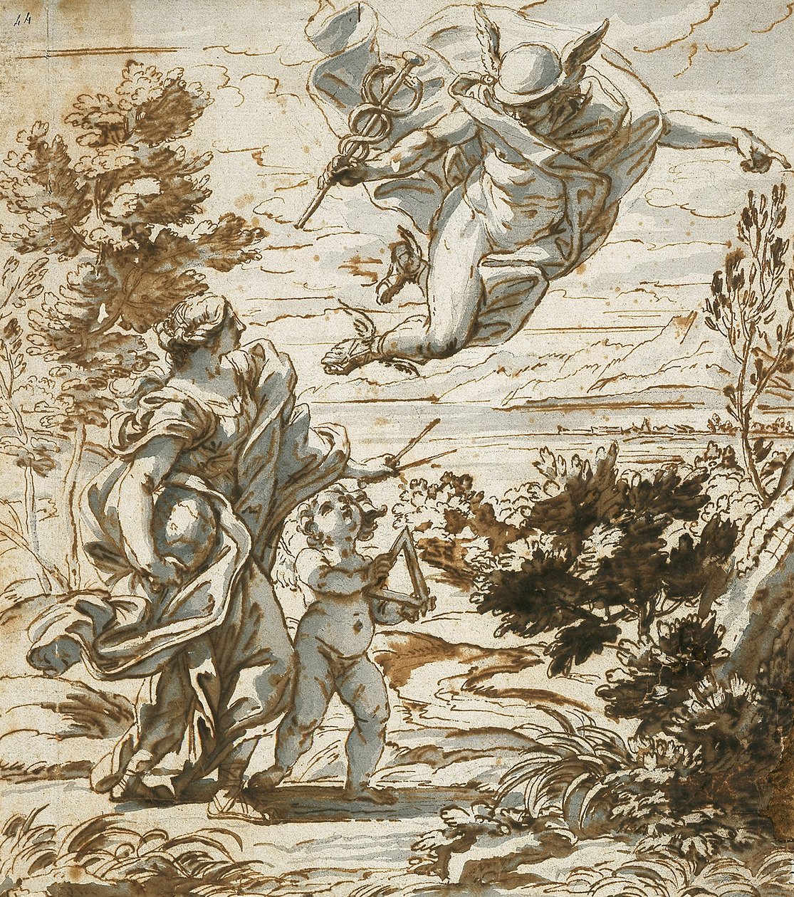 Merkür Lider Coğrafya by Giovanni Battista Gaulli