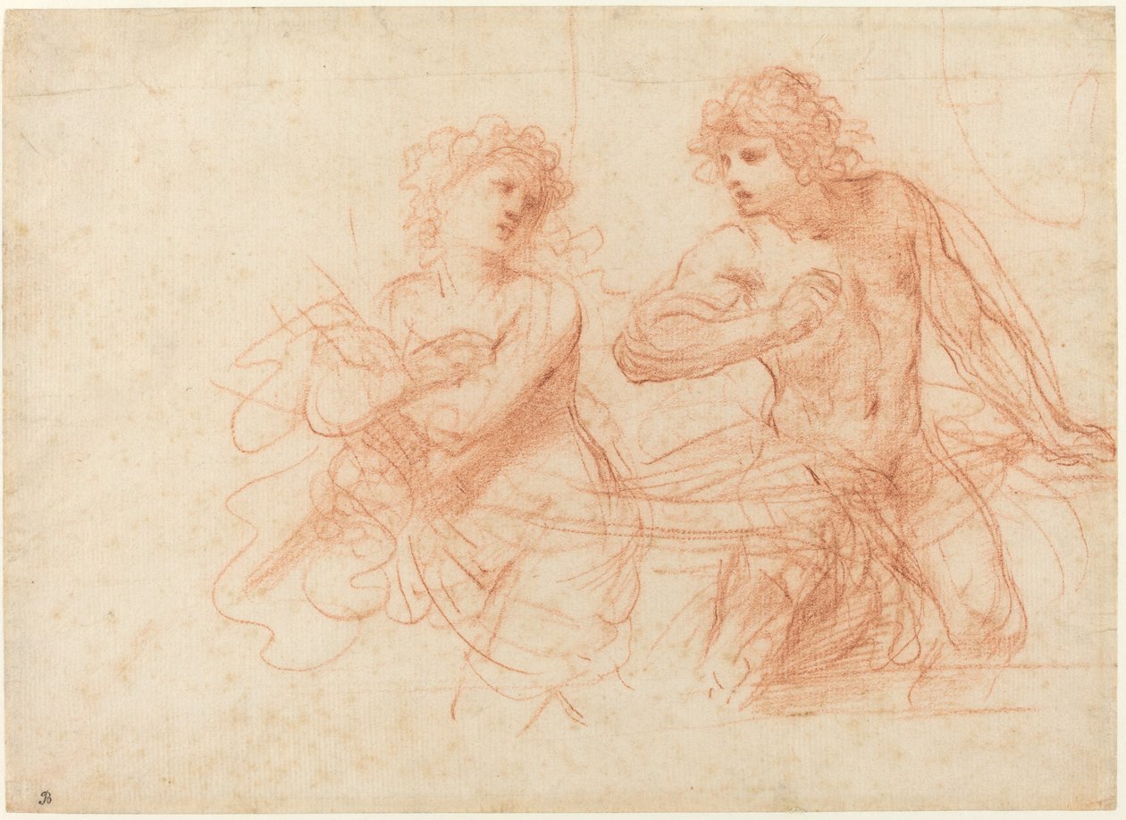 Amnon ve Tamar by called Guercino Giovanni Francesco Barbieri