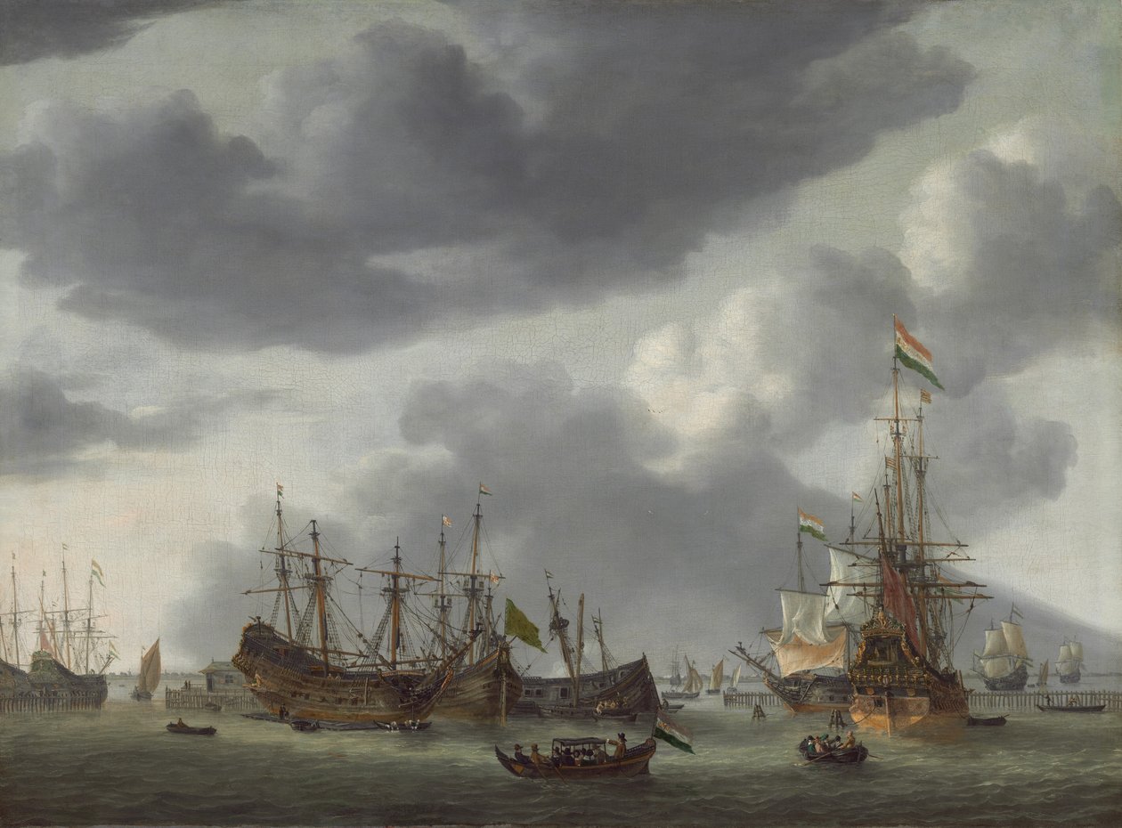 Amsterdam Limanı Sahnesi by called Zeeman Reinier Nooms