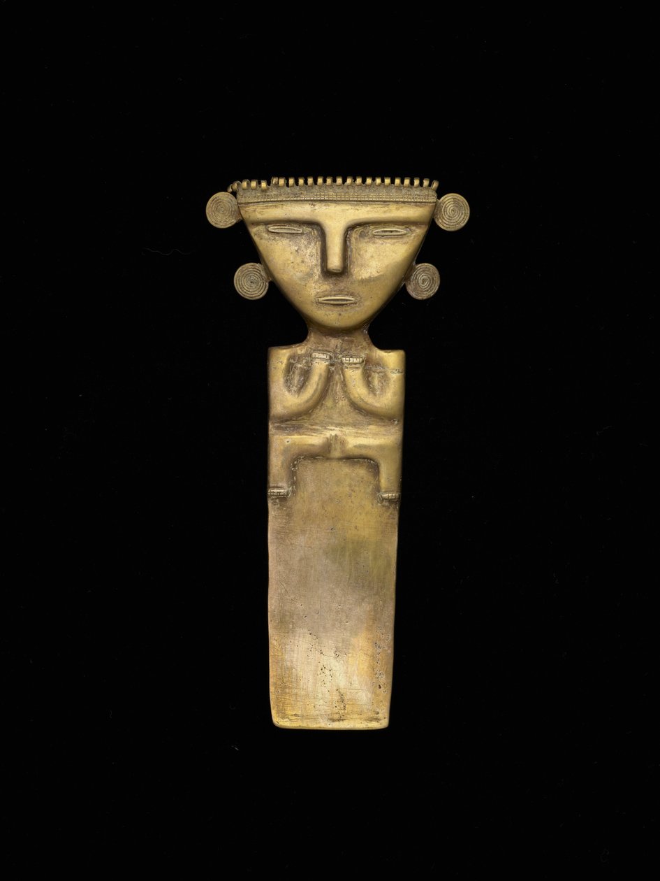 Figür Kolye, MS 200-1600 (altın) by civilization Quimbaya