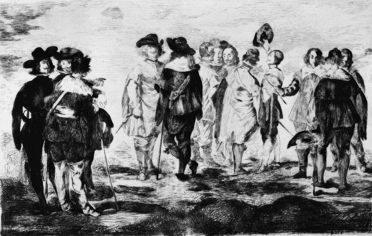 küçük süvariler by Édouard Manet