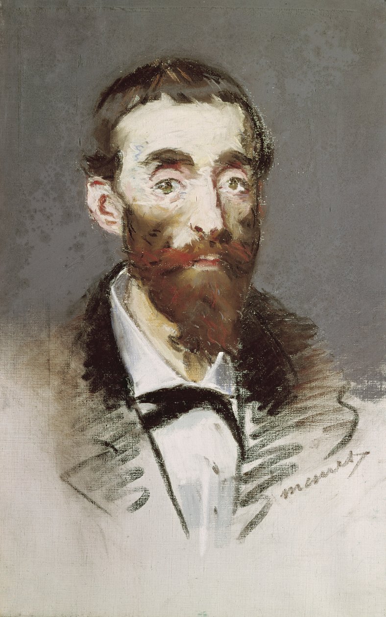 Ernest Cabaner (pastel) by Édouard Manet