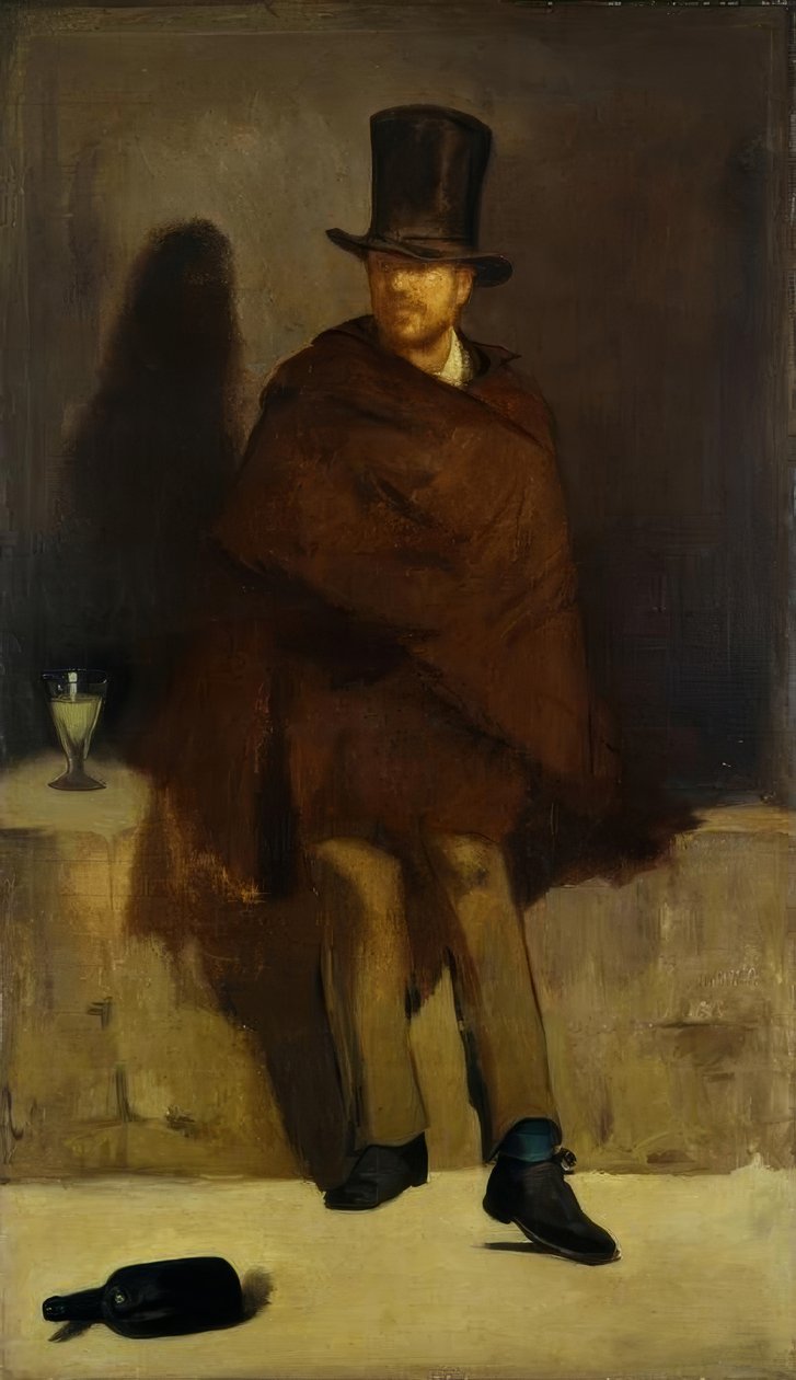Absinthe İçici by Édouard Manet