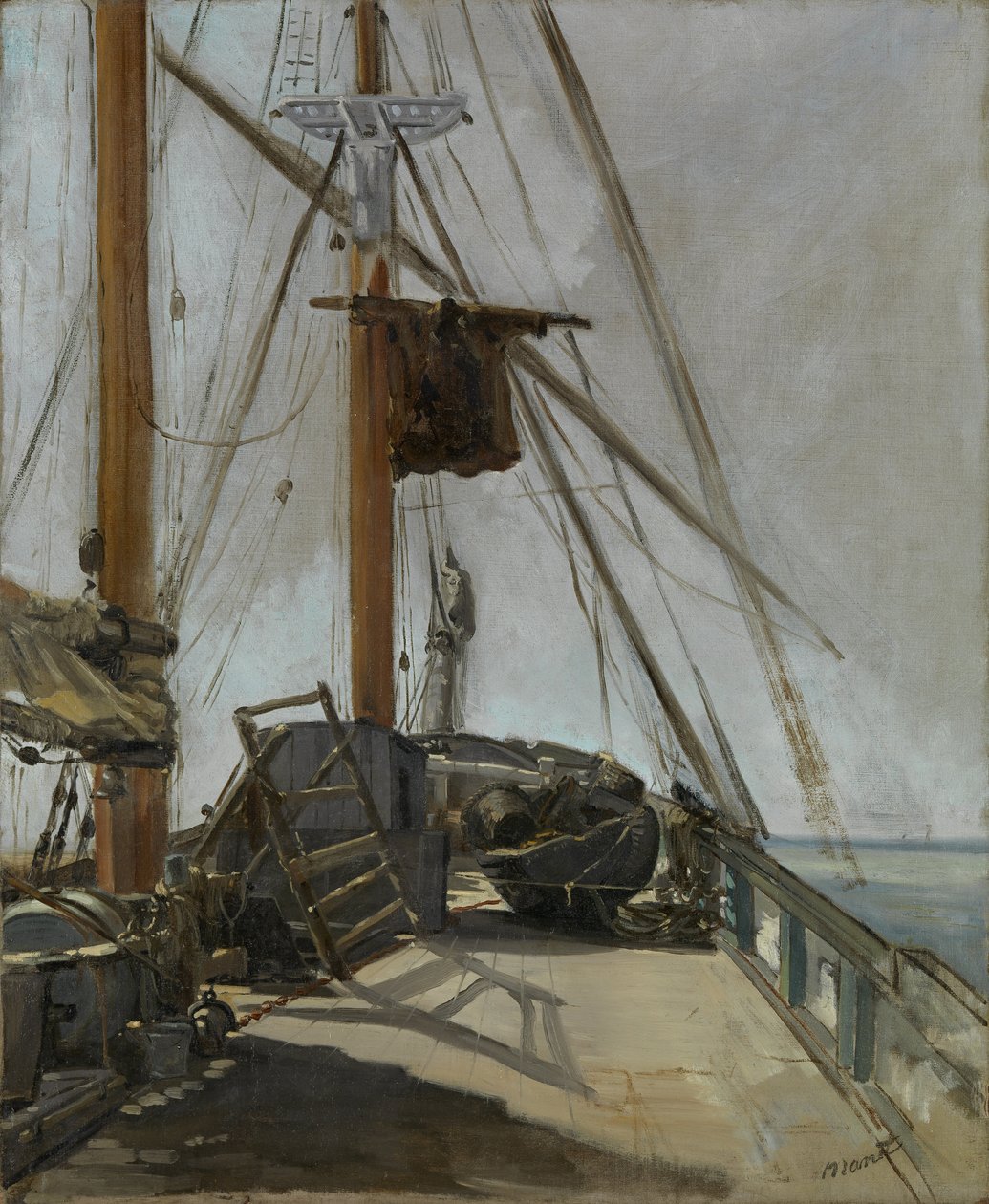 gemi güvertesi by Édouard Manet