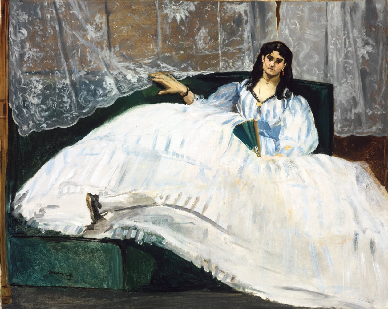 Hayranı olan kadın by Édouard Manet