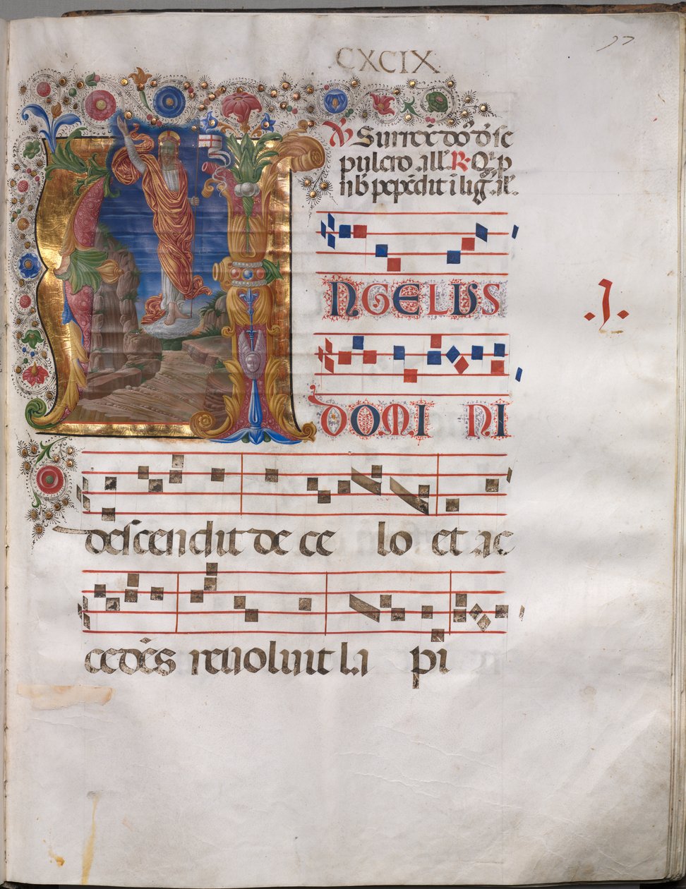 antifoner by follower of Girolamo da Cremona