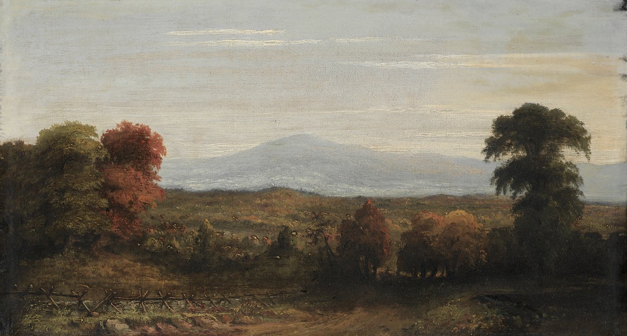 Manzara by imitator of Jasper F. Cropsey