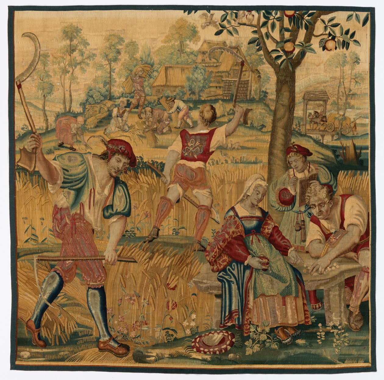Yaz: Hasat Sahnesi by possibly by Gobelins Manufactory