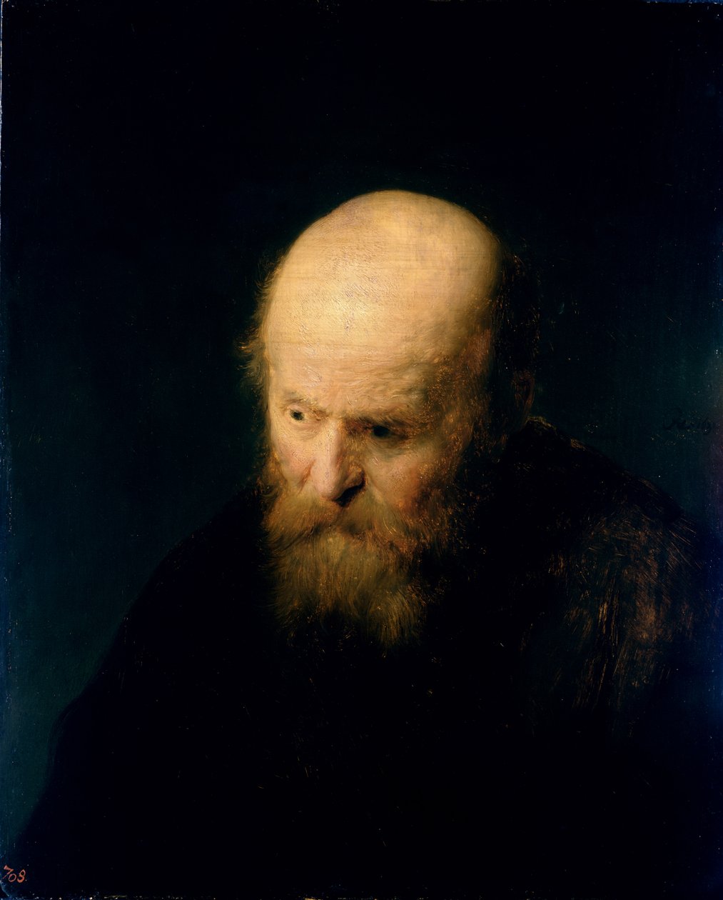 Kel Bir Kafa, Yaşlı Adam, 1632 by studio of Rembrandt Harmensz. van Rijn