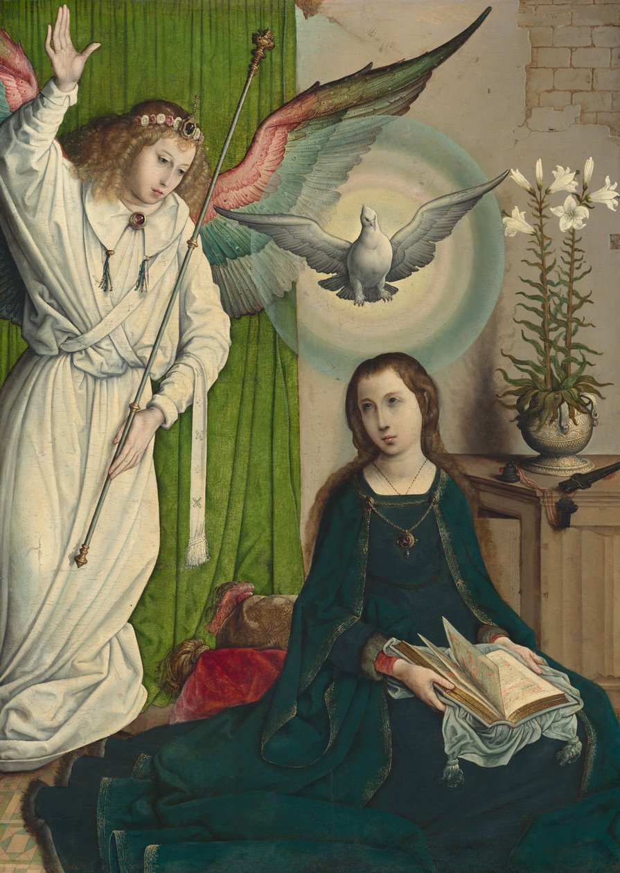 Duyuru, c. 15081519. by the Elder Juan de Flandes