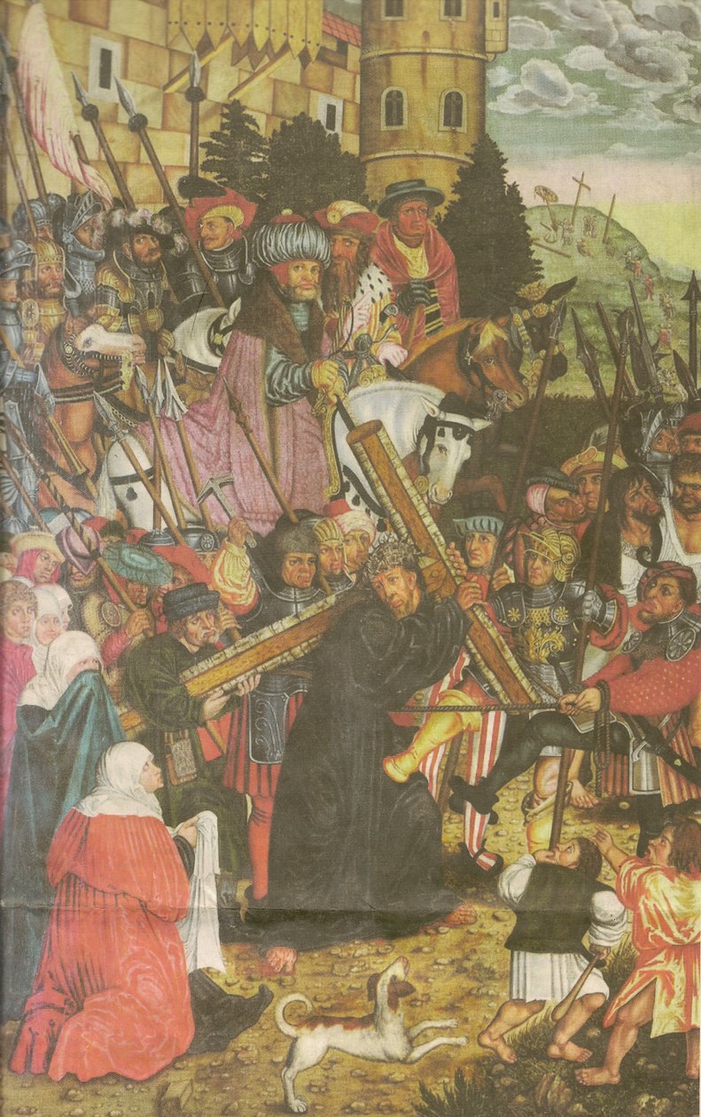 Haç taşımak by workshop of Lucas Cranach the Elder
