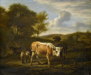 İneklerle Dağlık Manzara, 1663