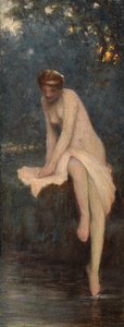 Nude (tuval üzerine yağlı boya)
