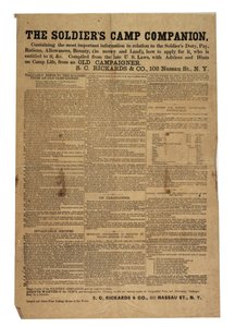 The Soldiers Camp Companion, c.1861-1865