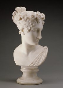 Bir Dansçının Başı, 1820 (mermer)