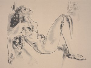 uzanmış çıplak (lito)