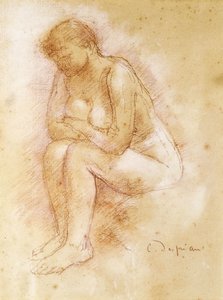 Çıplak Oturmuş; Nue Assise