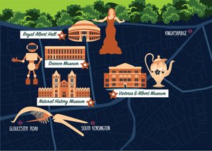 Güney Kensington Haritası