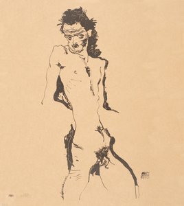 Erkek Çıplak Otoportre, 1912.