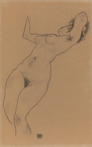 uzanmış çıplak; Yatan Çıplak, 1918