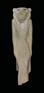 Tanrıça Sakhmet (fayans)