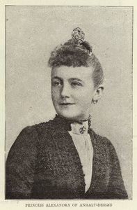 Anhalt-Dessau Prensesi Alexandra