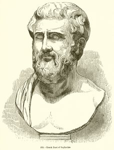 Yunan Sofokles Büstü