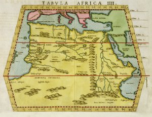 Kuzey Afrika Haritası, c.1580