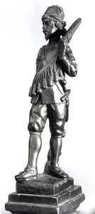 Silahşör, 1638 (ahşap oyma)