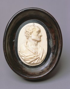Sir Isaac Newton (fildişi ve lekeli ahşap)
