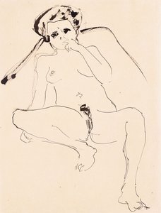 uzanmış çıplak; Yatan Çıplak, 1919