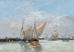 Trouville, İskeleler, Gelgit, 1876
