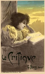 Gazete Eleştiri Afişi, 1900