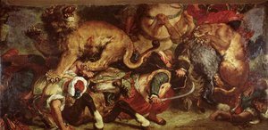 Aslan Avı, 1855