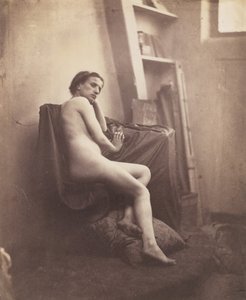 [Stüdyoda Çıplak Kadın], 1856-59.