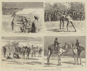 Egzersiz Kampında, Delhi, Hindistan