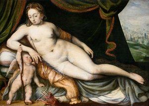Venüs ve Aşk Tanrısı, c.1560