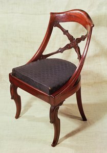 Sandalye, Louis-Philippe dönemi (ahşap)