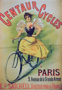 Poster reklam Centaur Cycles, Paris