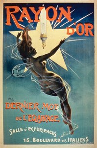 Poster reklam Rayon dOr Lighting, Paris