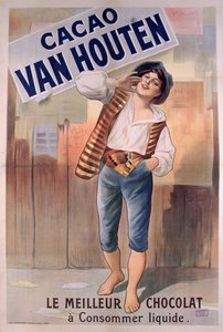 Afiş reklam Van Houten kakao