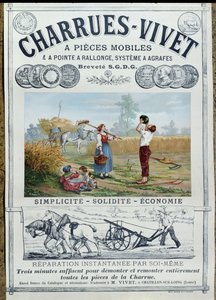 Afiş reklamı Live on Pulluklar, c.1891