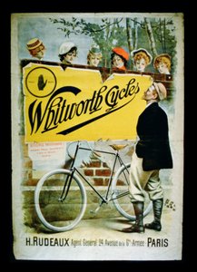 Poster reklamı Whitworth Cycles, Paris