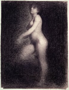 Çıplak, c.1881-82 (kalem ve pastel boya)